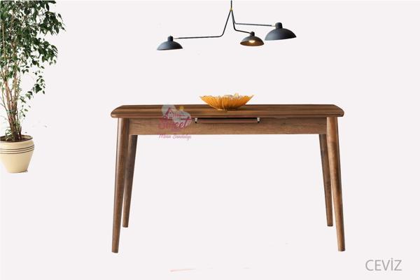 Ortadan Açılabilir Mdf  Yemek Masası, Mutfak Masası ( 80x130 CM ) - Image 1