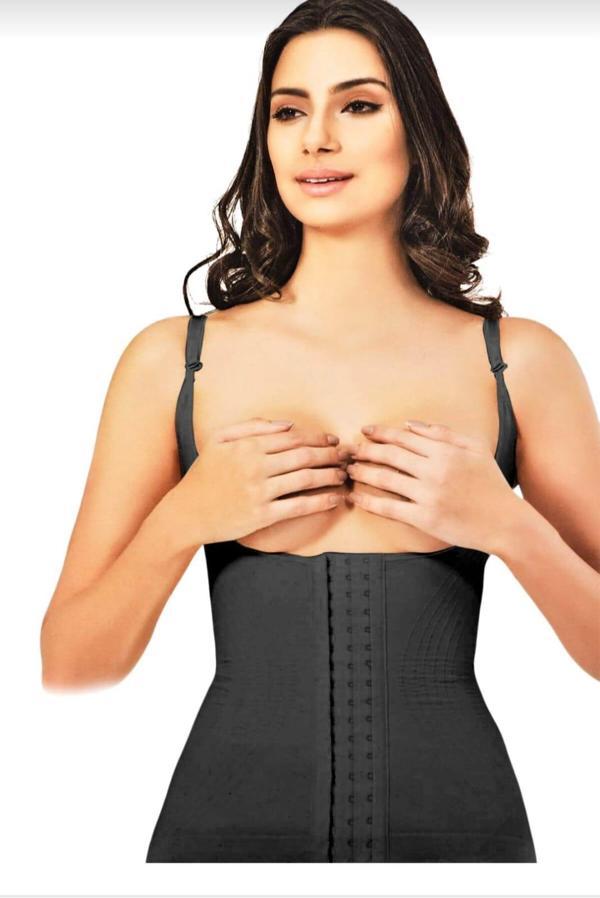 ELİT LİFE 975 ( K-10 ) BAYAN AGRAFLI GÖBEK TOPARLAYICI BEL KORSE TEKLİ - Image 1