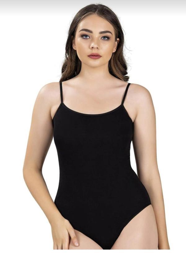JİBER 502 BAYAN İP ASKILI ÇITÇITLI BODY TEKLİ  - Image 1