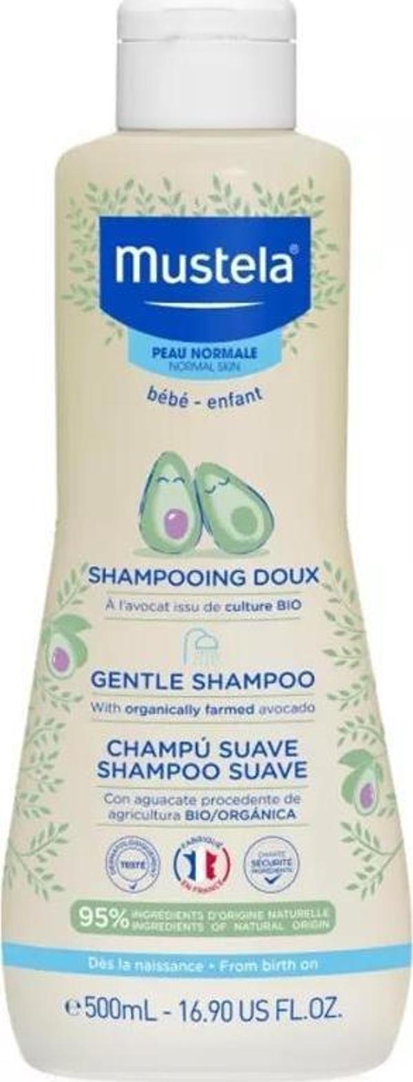 Mustela Gentle Göz Yakmayan Bebek Şampuanı 500 ml - Image 1