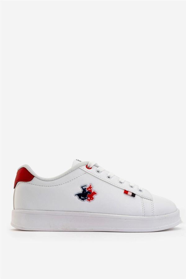 Unisex Sneakers Günlük Spor Ayakkabı BEYAZ - KIRMIZI - Image 1