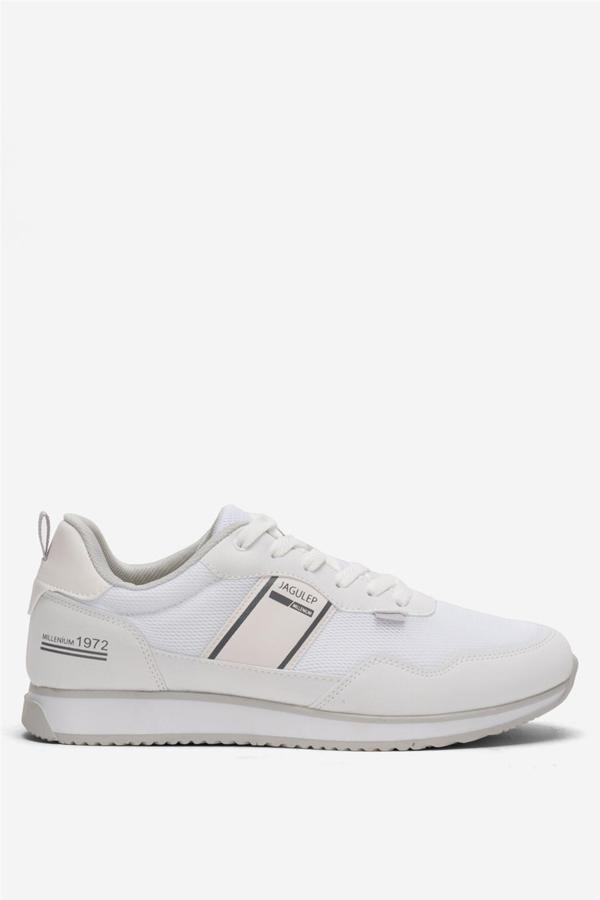 Erkek Günlük Sneaker Spor Ayakkabı BEYAZ - Image 1