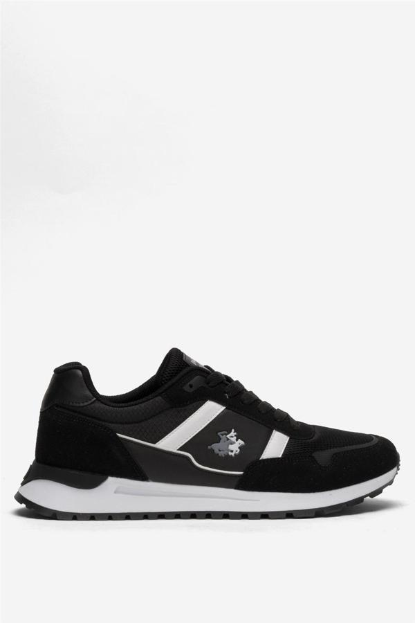Erkek Ortopedik Günlük Yürüyüş Koşu Sneaker Spor Ayakkabı SİYAH - BEYAZ - Image 1