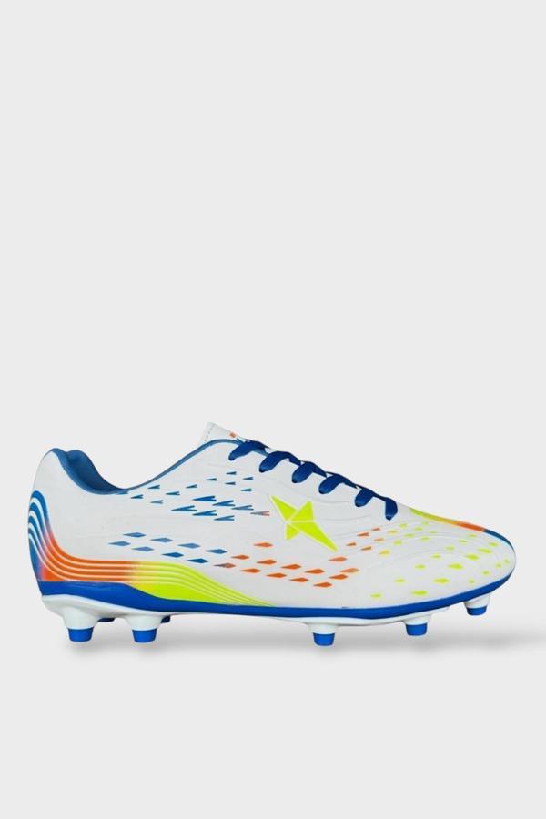 Erkek TPU Taban Halı Saha Krampon Futbol Ayakkabısı BEYAZ - SAKS - Image 1
