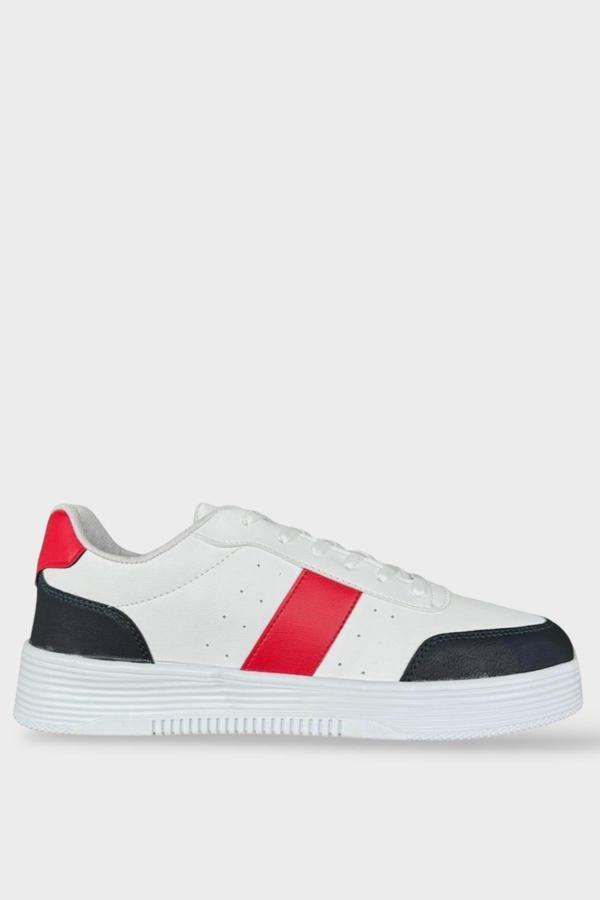 Erkek Sneaker Ayakkabı BEYAZ - KIRMIZI - Image 1
