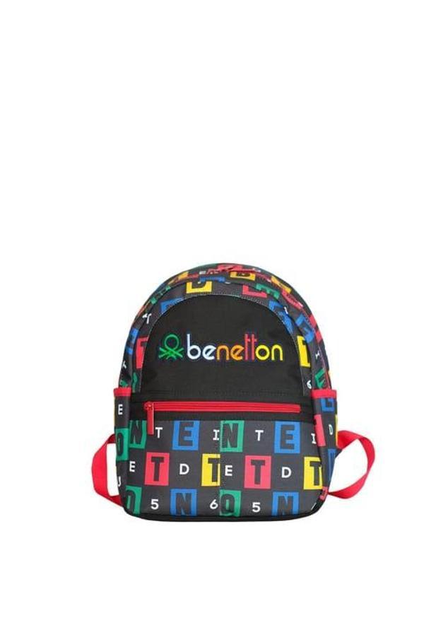 UNITED COLORS OF BENETTON UNİSEX ÇOCUK HARF BASKILI ANAOKUL ÇANTASI 13170 - Image 1