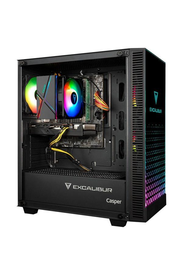 Casper Excalibur E65L.144F-Df70X-0He Core İ5-14400F 32Gb Ddr5 Ram 1Tb Ssd Rtx 5070 Dos Masaüstü Bilgisayar - Image 1