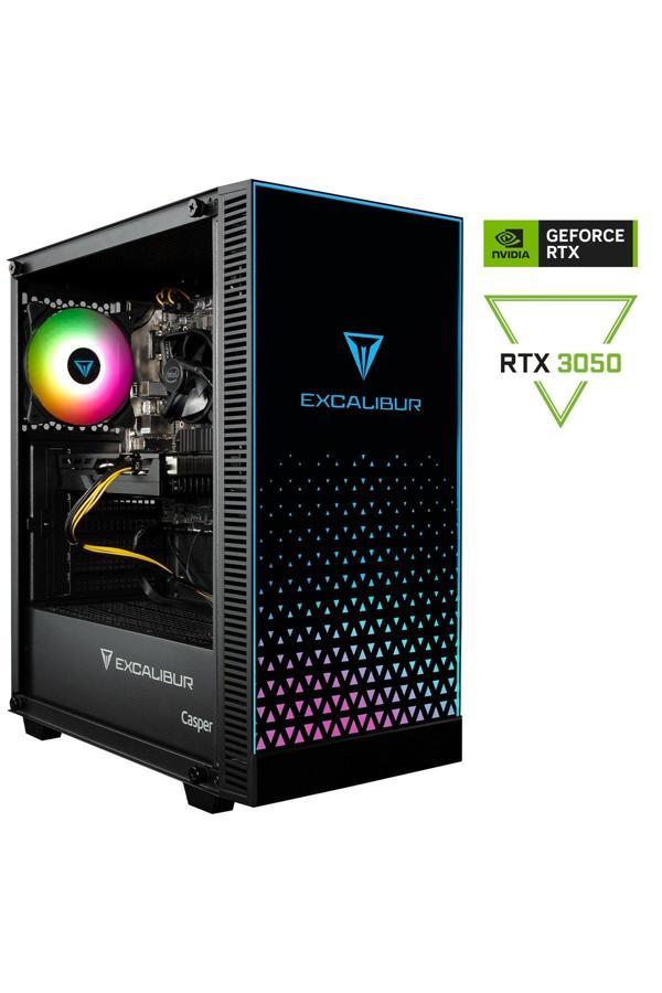 Casper Excalibur E65L.144F-Df50X-0Hc Core İ5-14400F 32Gb Ddr5 Ram 1Tb Ssd Rtx 3050 Dos Masaüstü Bilgisayar - Image 1