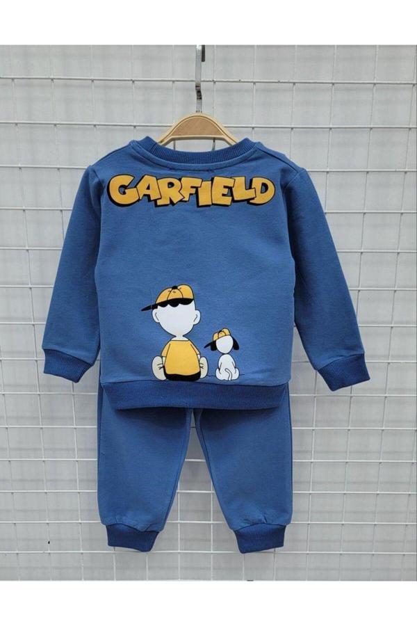 Lav Mer Kids Garfield Baskılı Eşofman Takımı - Image 1