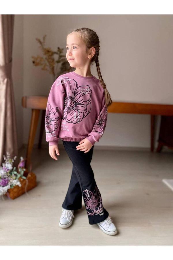 Lav Mer Kids Kız Çocuk Ispanyol Paca 2'Li Takım - Image 1