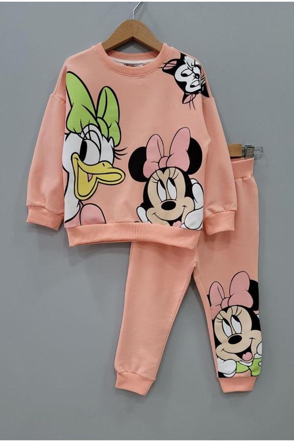 Lav Mer Kids Mickey Şeftali Renk Takımı 4-10 Yaş - Image 1