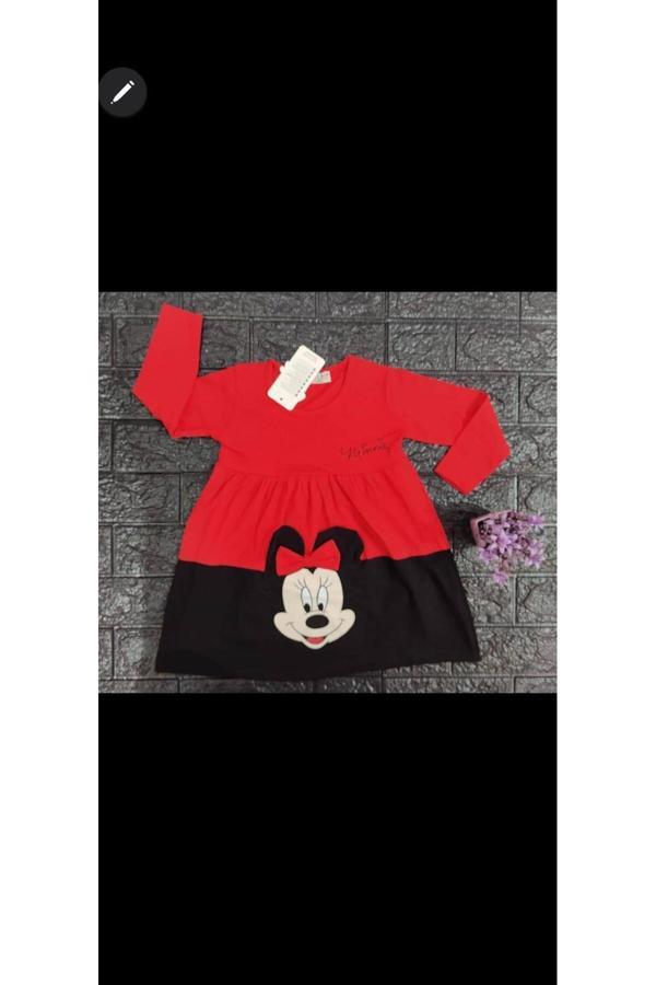 Lav Mer Kids Mickey Kız Çocuk Elbise 3-8 Yaş - Image 1