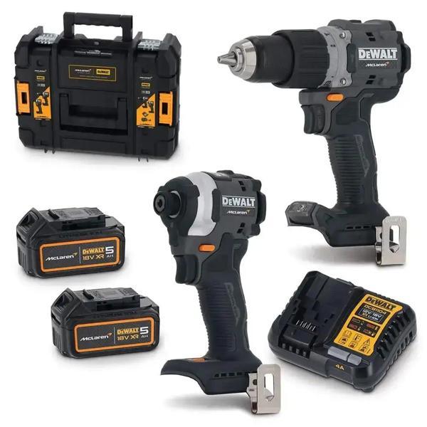 Dewalt DCK200MP2T X McLaren 18V XR 5.0 Ah. 2 Akülü Vidalama Makine Seti - Image 1
