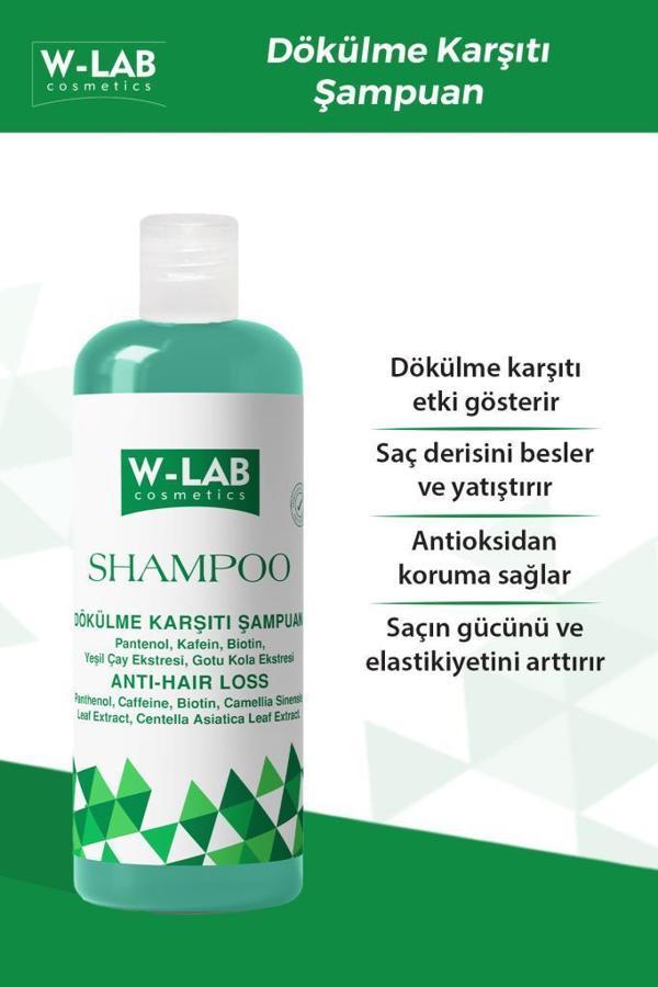 W-Lab Kozmetik Dökülme Karşıtı Şampuan 400 ML - Image 1