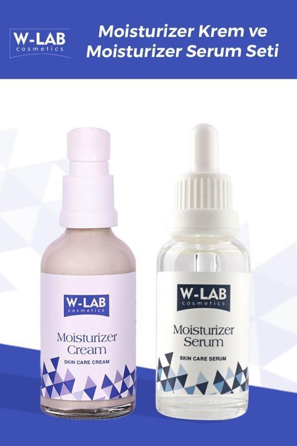 W-Lab Kozmetik Moisturizer Krem + Moisturizer Serum Set - Image 1