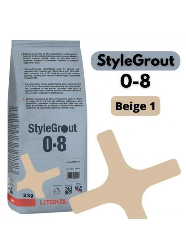 STYLEGROUT 0-8 BEIGE 1 DERZ DOLGU 3 KG - Image 1