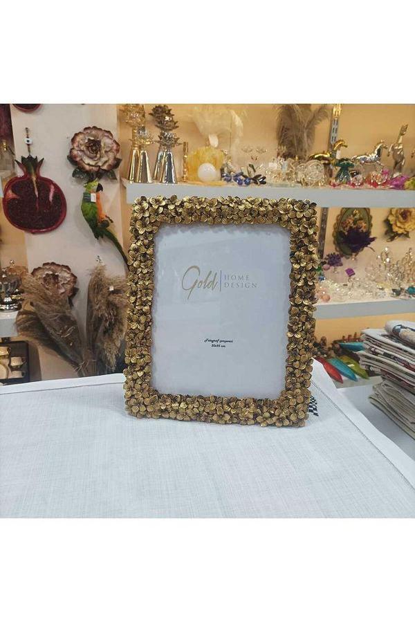 PAPATYA DESENLİ FOTOĞRAF ÇERÇEVESİ 20x25 cm - Image 1