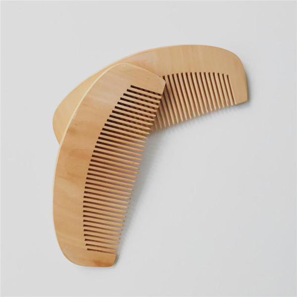 Ahşap Tarak 12'li Paket Dar Dişli OVAL - Image 1