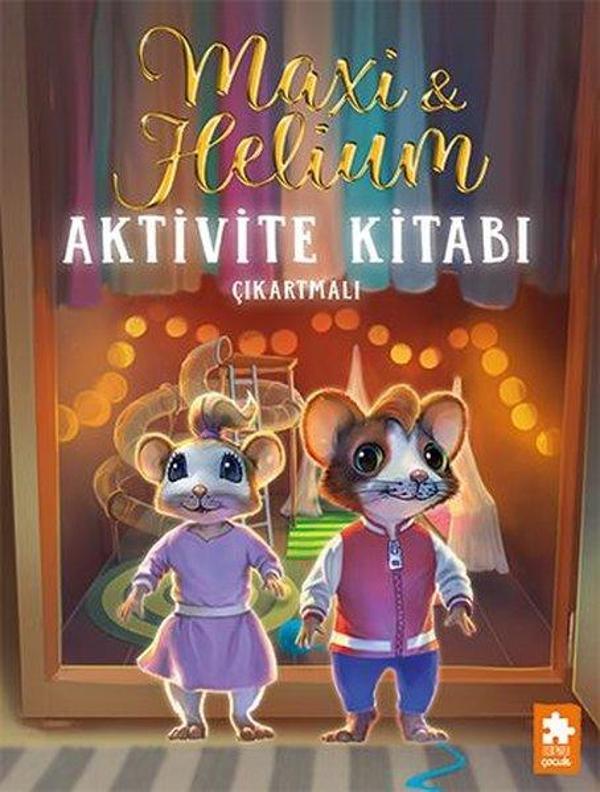 Maxi & Helium - Aktivite Kitabı Çıkartmalı - Eksik Parça Yayınları - Image 1