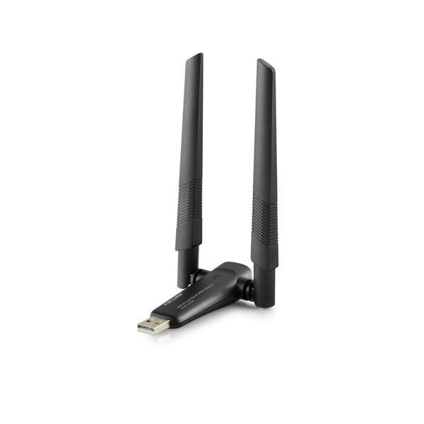 Usb Wıfı Adaptor 2.4Ghz&5Ghz Aıc8800D Ax1800 Wifi6 Siyah UAX04 - Image 1