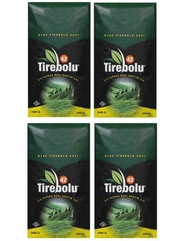 Tirebolu 42 Nolu Siyah Çay 1000 gr (4 Paket) - Image 1