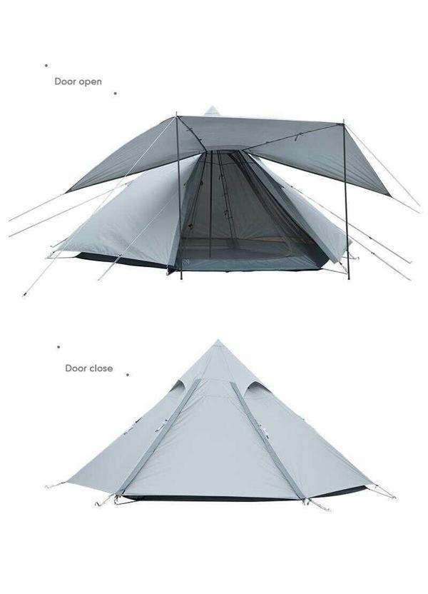 Wildland Ön Tenteli 2 Kapılı Mini Tipi 4 Kişilik Çadır Kamp Çadırı - Image 1