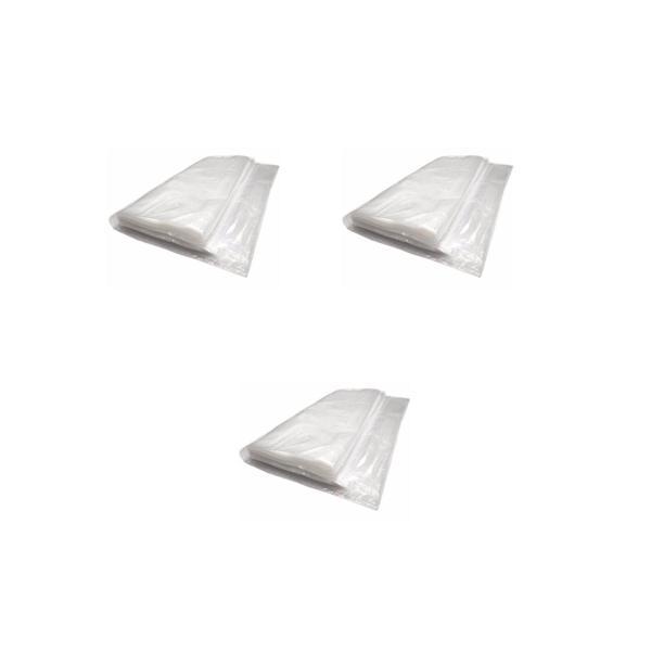 Vakumsuz Şeffaf Çift Kişilik Yatak Baza Saklama Taşıma Kılıfı Poşeti Torbası - 200x250 Cm. - 3 Adet - Image 1