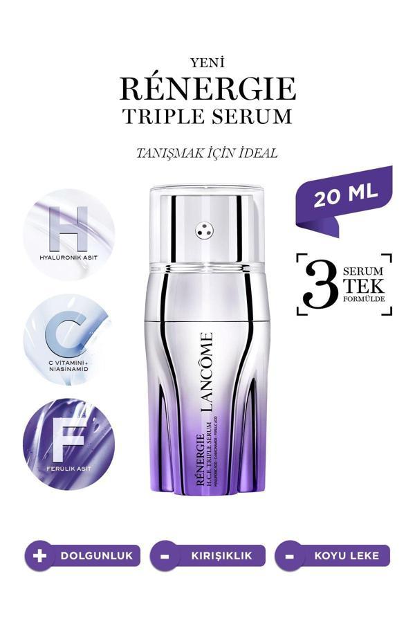 Lancome Rénergie Triple Serum Hyalüronik Asit, C Vitamini+Niasinamid, Ferülik Asit
 20 Ml 3614274170191 - Image 1