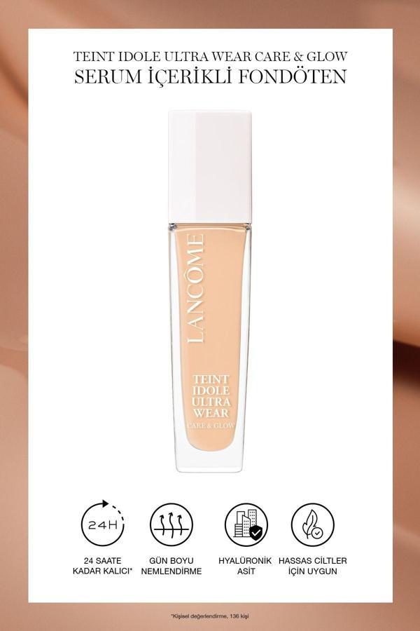 Lancome Teint Idole Ultra Wear Care & Glow Serum Içerikli Likit Fondöten 125W 3614273675857 - Image 1