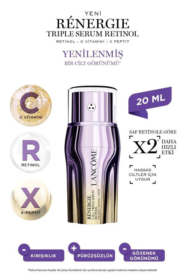 Lancome Rénergie Triple Serum Retinol Saf Retinol, Saf C Vitamini, X Peptit 20 Ml 3614274368109 - Image 1