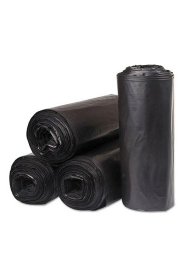 Tbyshop 1 Rulo 20 Adet Siyah Standart Orta Boy Ekstra Kalın Çift Kat 13 Mc 55X60 80 Gram Max. 30 Lt. - Image 1