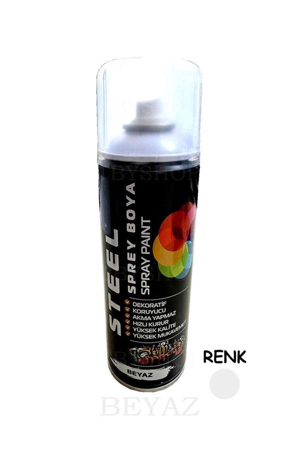 Tbyshop Beyaz Renk Sprey Boya 400 Ml Dekoratif Boya Graffiti Duvar Boyası Mobilya Boyası Metal Boyası 1 Adet - Image 1