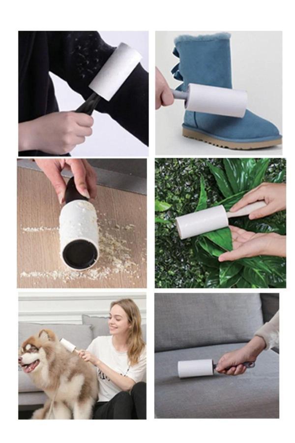 Tbyshop Kedi Köpek Tüy Toplayıcı Rulo 60 Yaprak Kaliteli Yapışkan 1 Adet - Image 1