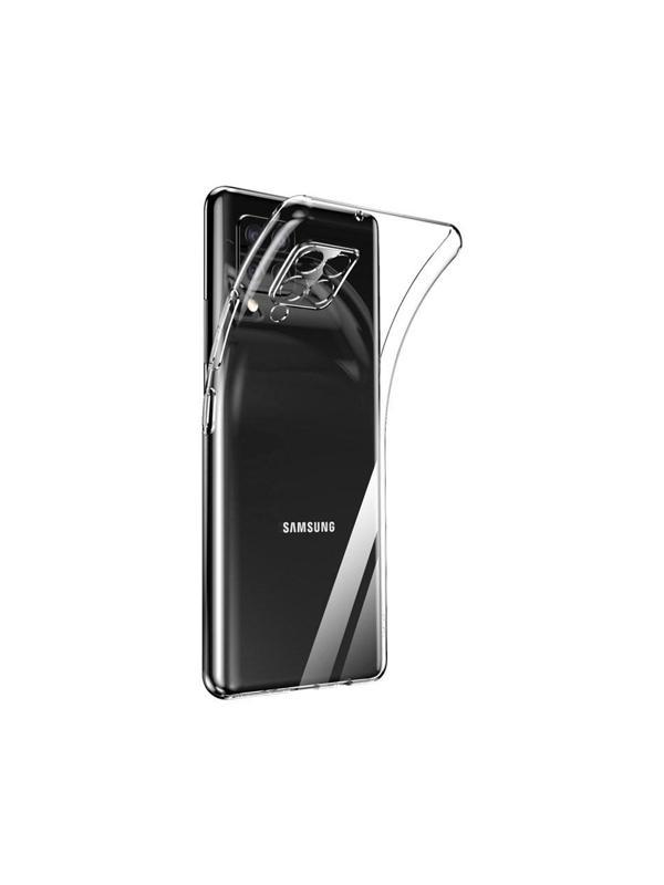Logis Samsung Galaxy A12 Kılıf Süper Silikon Şeffaf - Image 1
