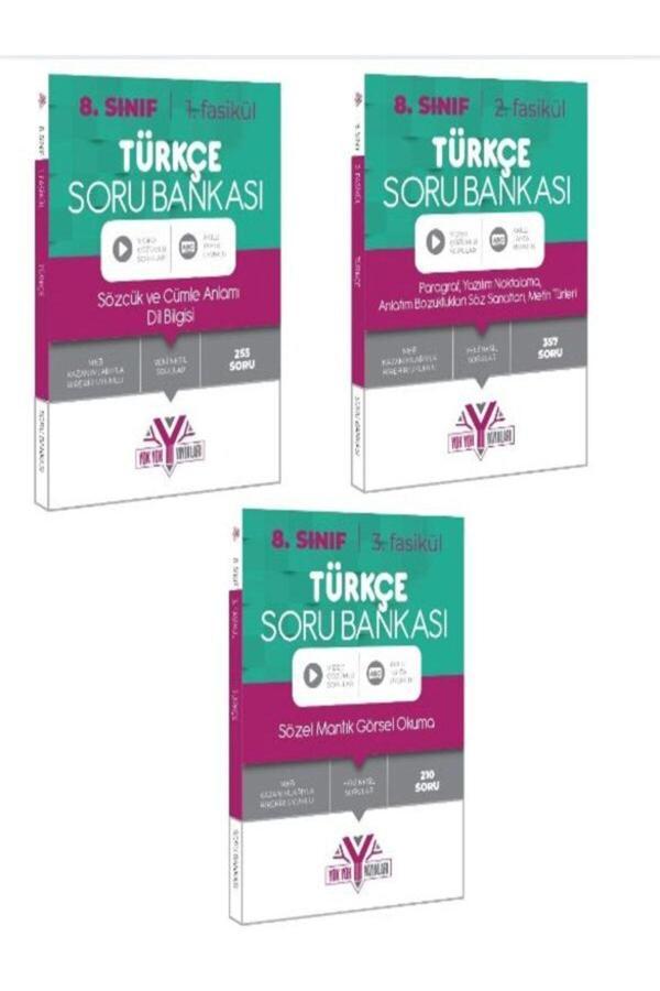 Yok Yok Yayınları 8. Sınıf Türkçe 3 Kitap - Yok Yok Yayınları - Image 1