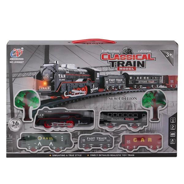 JHX6687 Sesli Işıklı Tren 26 Parça - Image 1