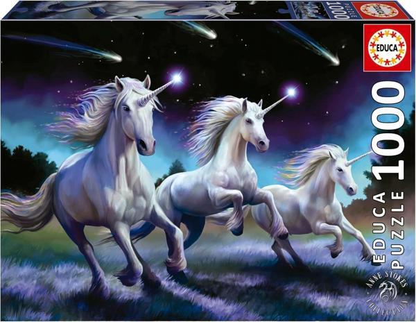Educa 1000 Parça Kayan Yıldız Puzzle - 19919 - Shooting Stars Anne Stokes - Image 1