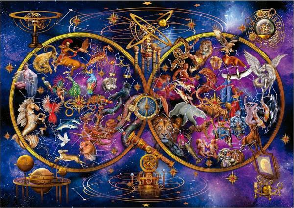 Educa 1000 Parça Takımyıldızları Neon Karanlıkta Parlayan Puzzle - 19561 - Constellations - Image 1
