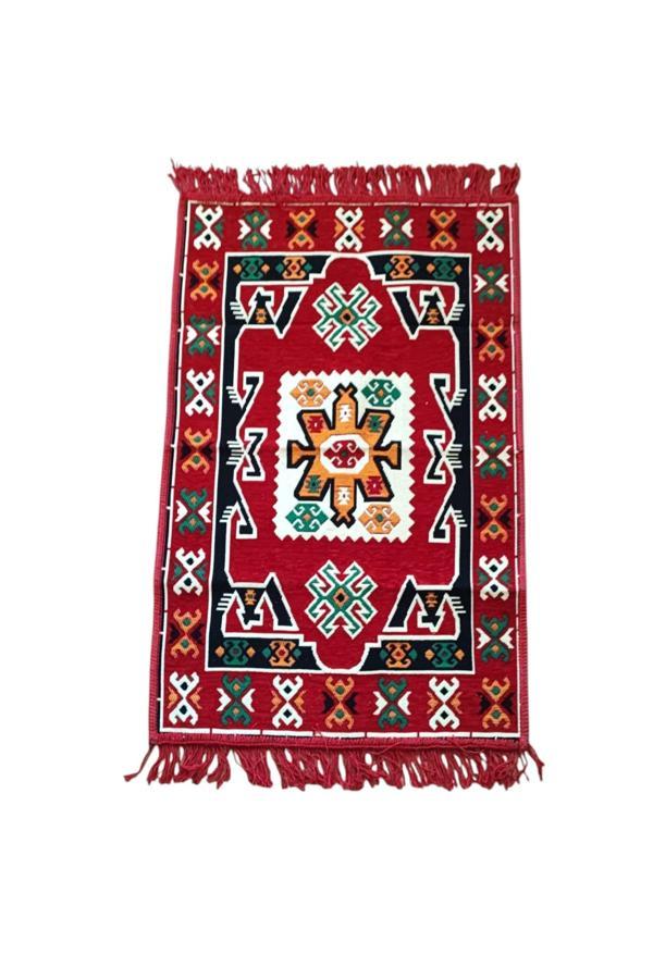 Zaytoon® 60*95 Filistin Geleneksel İşlemeli Küçük Hacimli Oturma Odası Halısı K00011 - Image 1