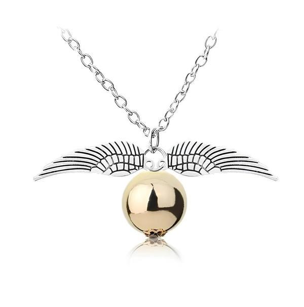 Snitch Golden Harry Potter Unisex Kadın Erkek Kolye - Image 1