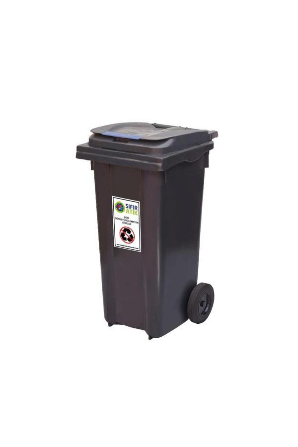 Elcy 120 Lt Siyah Çöp Konteyneri (Isıya Dayanıklı) - Image 1