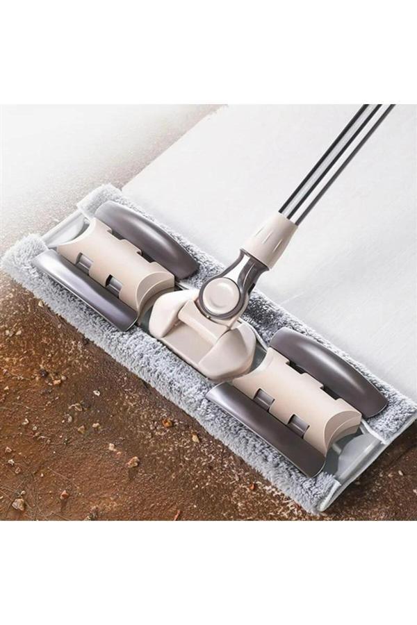 Elcy Sihirli Teleskobik Fayans Duvar Yüzey Temizlik Mikrofiber Mandallı Mop-Gri1 Adet (Yedek Moplu) - Image 1