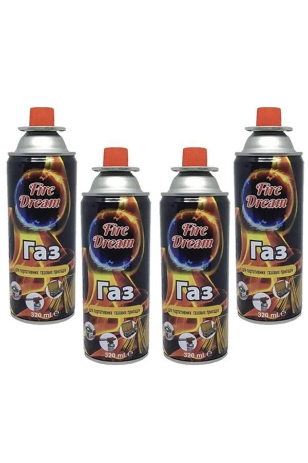 Campıng Tıme Bütan Propan Kamp Gaz Kartuşu 227Gr 400Ml 4Adet - Image 1