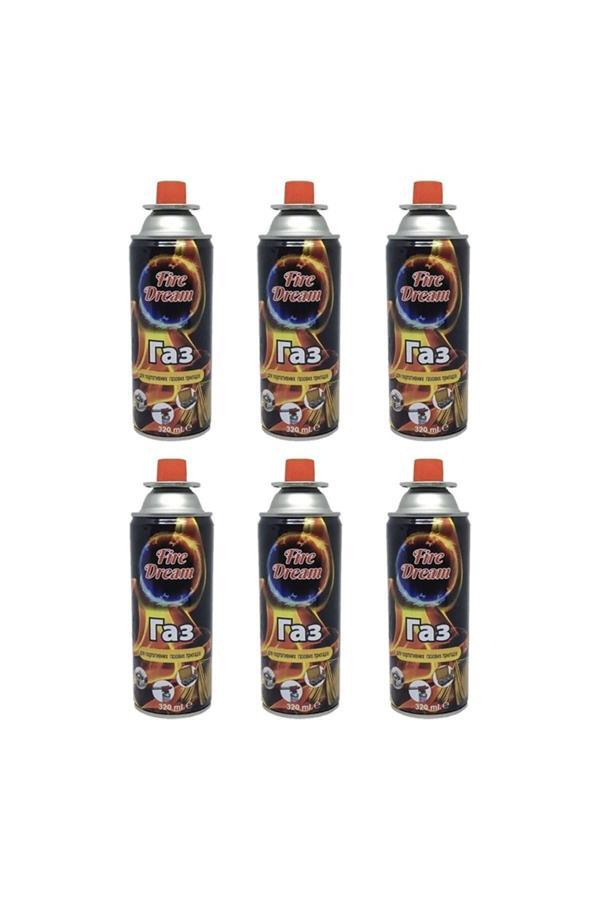 Campıng Tıme Bütan Propan Kamp Gaz Kartuşu 227Gr 400Ml 6Adet - Image 1