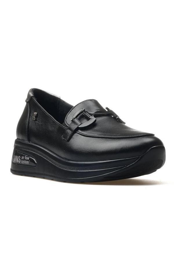 VENÜS 2216647Y AİRFLOW DOLGU DERİ LOAFER KADIN AYAKKABI - Image 1