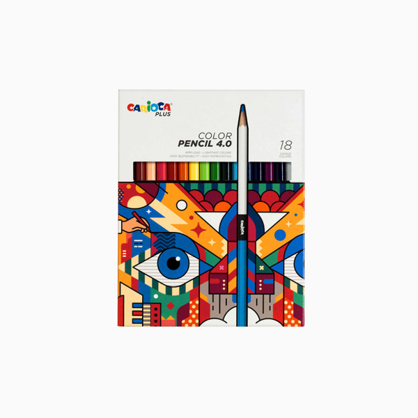 CARİOCA PLUS 4.0 KURU BOYA KALEMİ 18'Lİ - Image 1