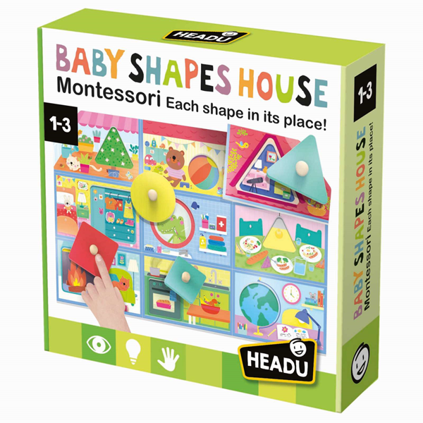 HEADU BABY SHAPES HOUSE MONTESSORI (1-3 YAŞ) - Image 1