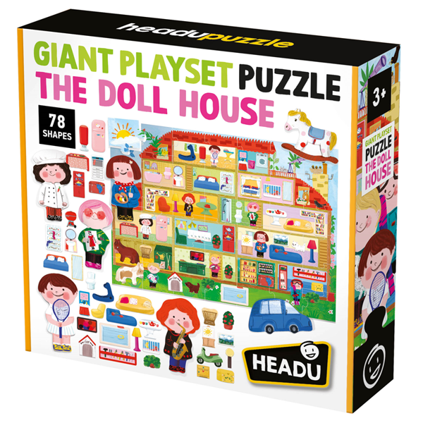 HEADU GIANT PLAYSET PUZZLE THE DOLL HOUSE - Image 1