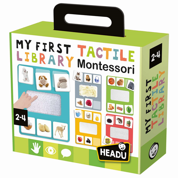 HEADU MY FIRST TACTILE  LIBRARY MONTESSORI (2-4 YAŞ) - Image 1