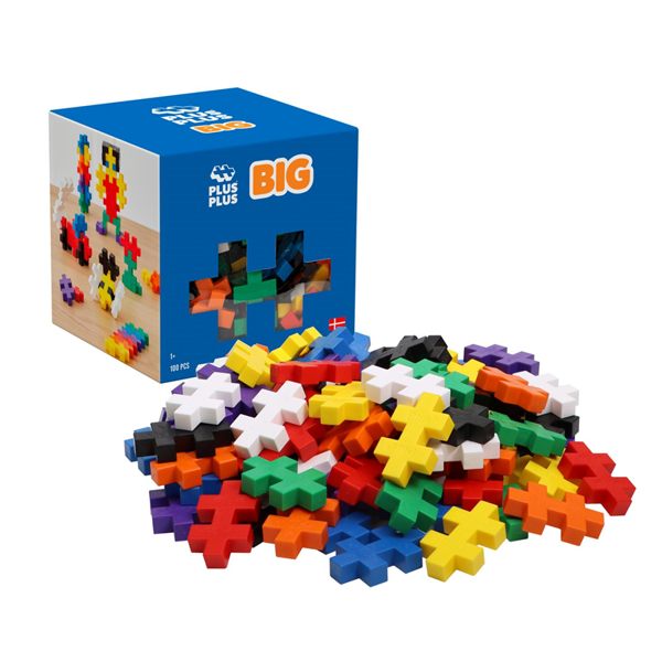 PLUS-PLUS BIG BASIC / 100 PCS - Image 1